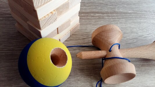 Wood child's play wooden toys photo