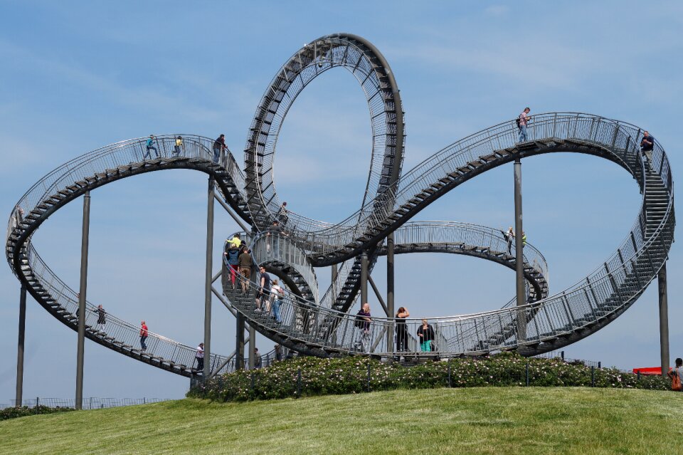 Sky ruhr area roller coaster
