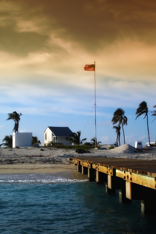 Water pier shoreline