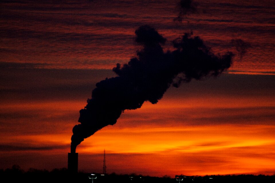 Evening sky dusk