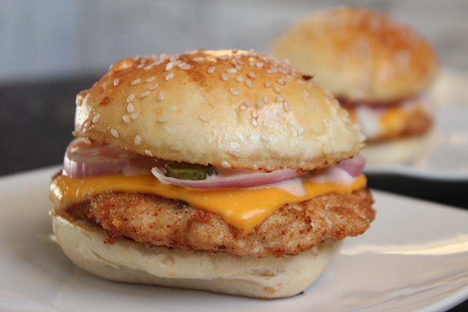 Burger lunch unhealthy