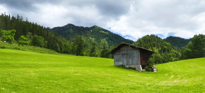 Landscape summer mountain photo