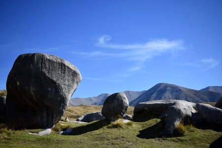 Mountain hills new zealand photo