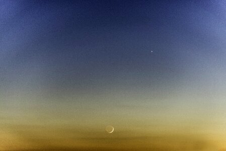 The sun moon venus photo