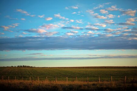 Blue sky winter nature