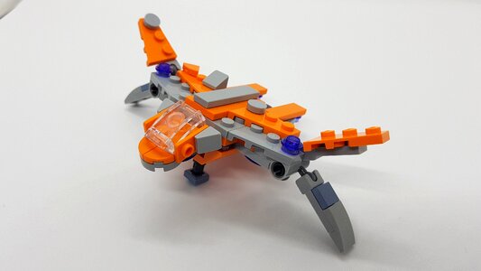 Plane toy plastic model