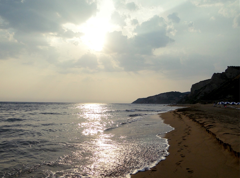 Water ocean sand