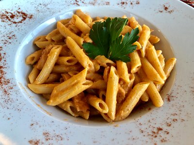 Pasta meal dinner