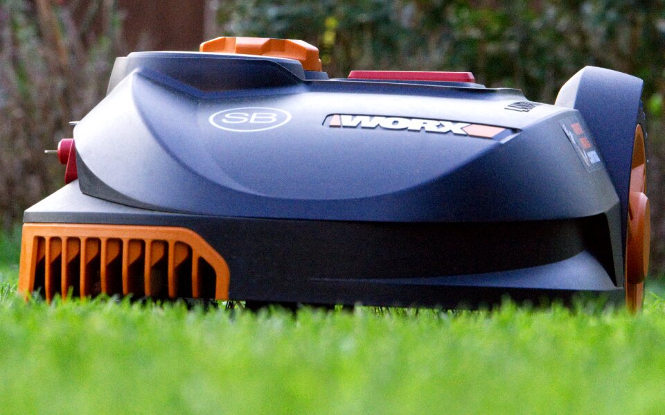 Mow grass lawn mower photo