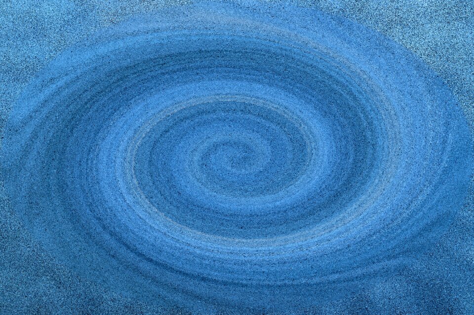 Water whirlwind wave
