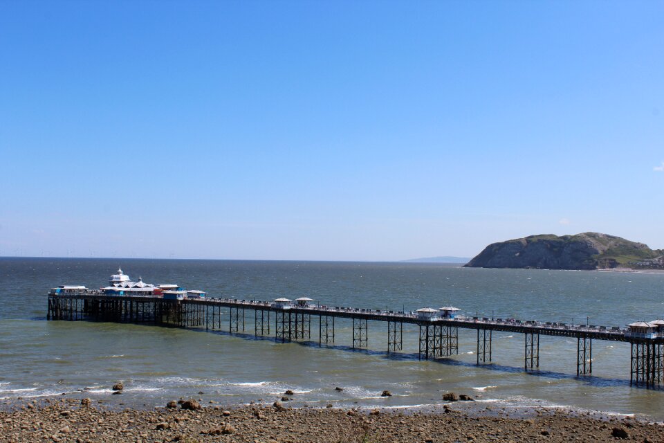 Seashore travel pier photo