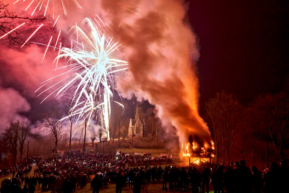 Fireworks burn hot