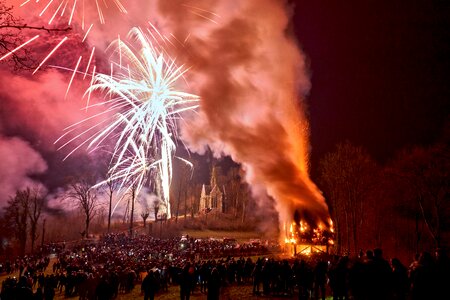 Fireworks burn hot