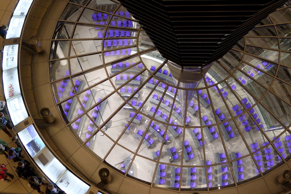 Glass items architecture reichstag
