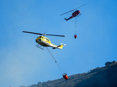 Aircraft rescue flight photo
