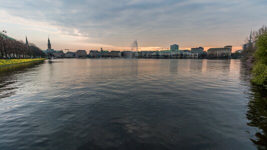 Panorama bridge alster photo