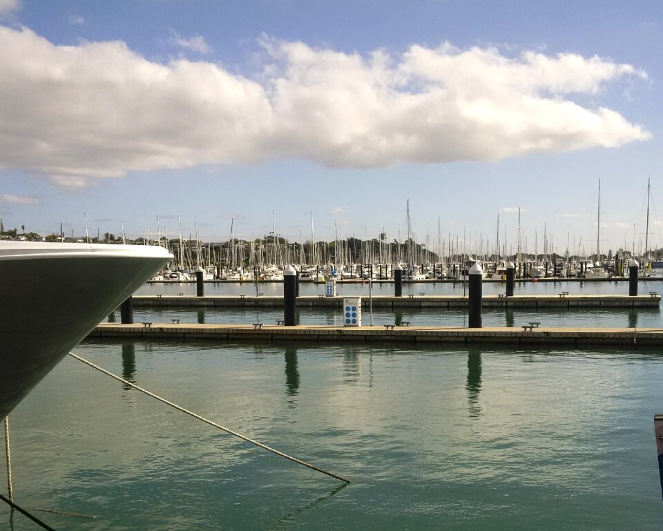 City sea waterfront