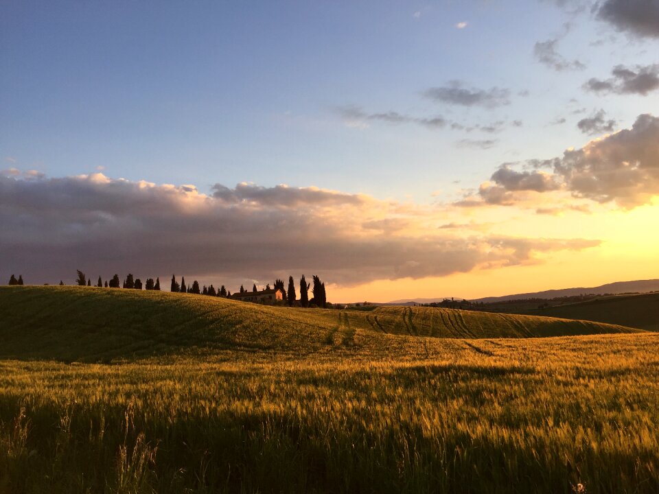 Outdoors panoramic siena