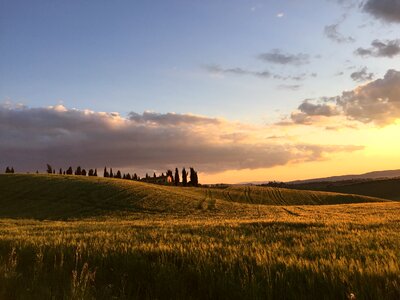 Outdoors panoramic siena