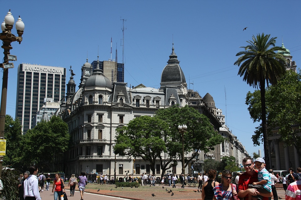 Architecture city building
