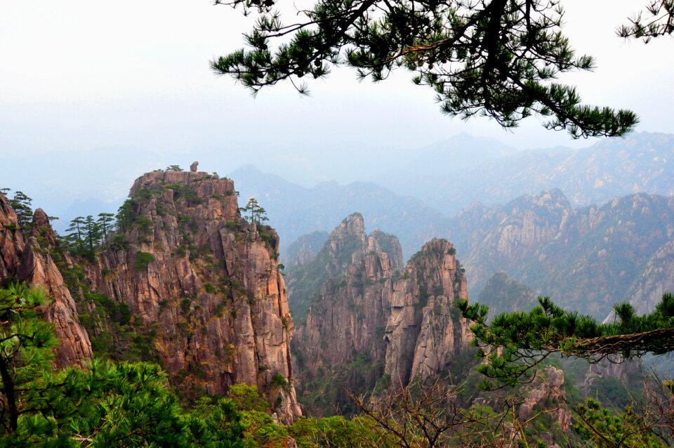 Rock tourism huangshan photo