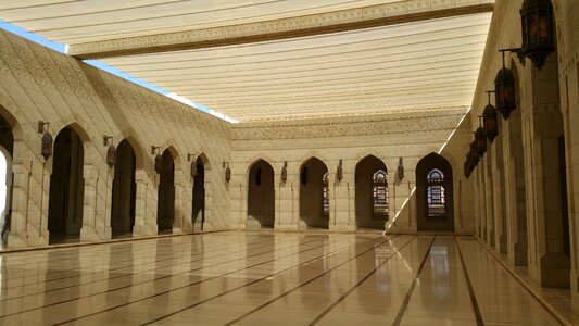 Indoors oman mosque brown mosque