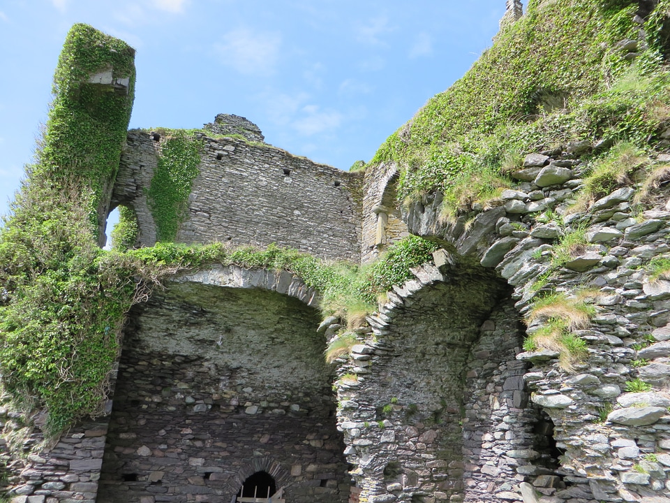 Ireland landscape antique