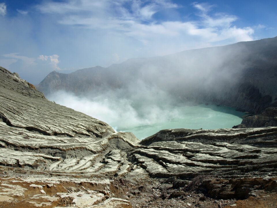 Mountain volcano nature
