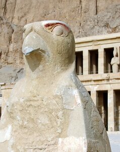 Temple horus statue