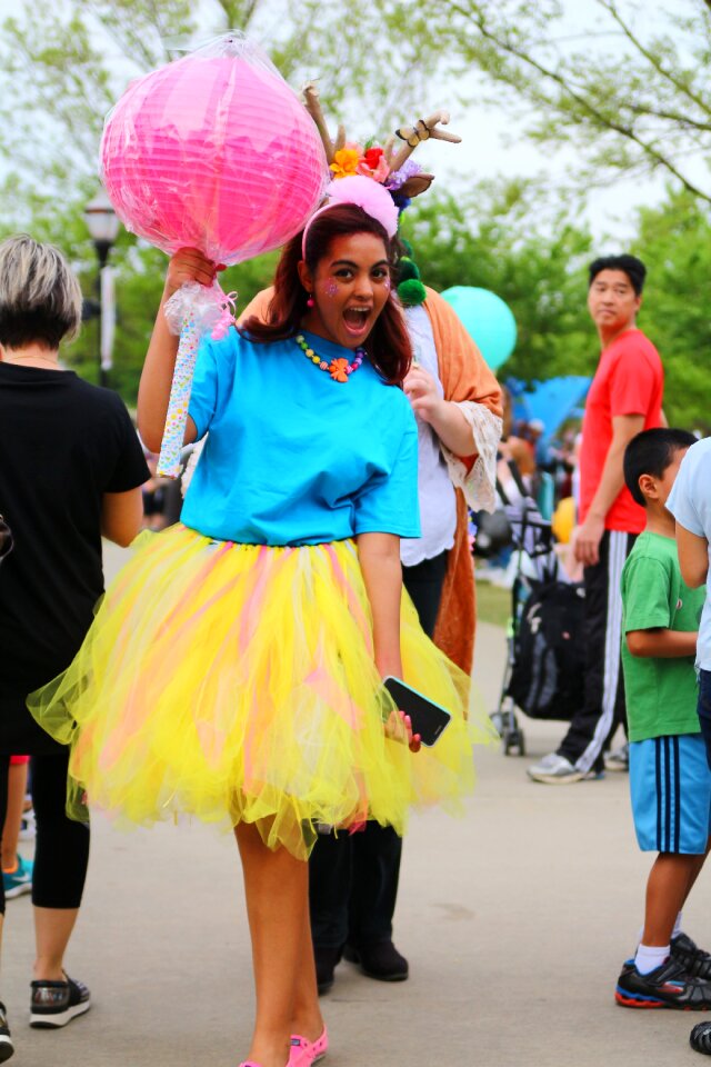 Dancing celebration woman
