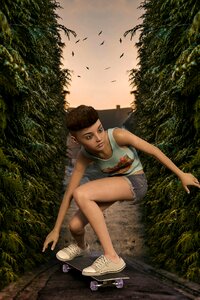 Outdoors nature woman