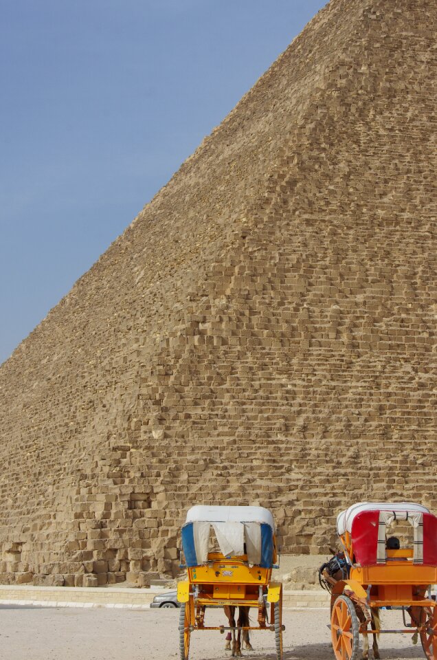 Pyramid kephren carts