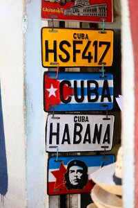 Business plate cuba