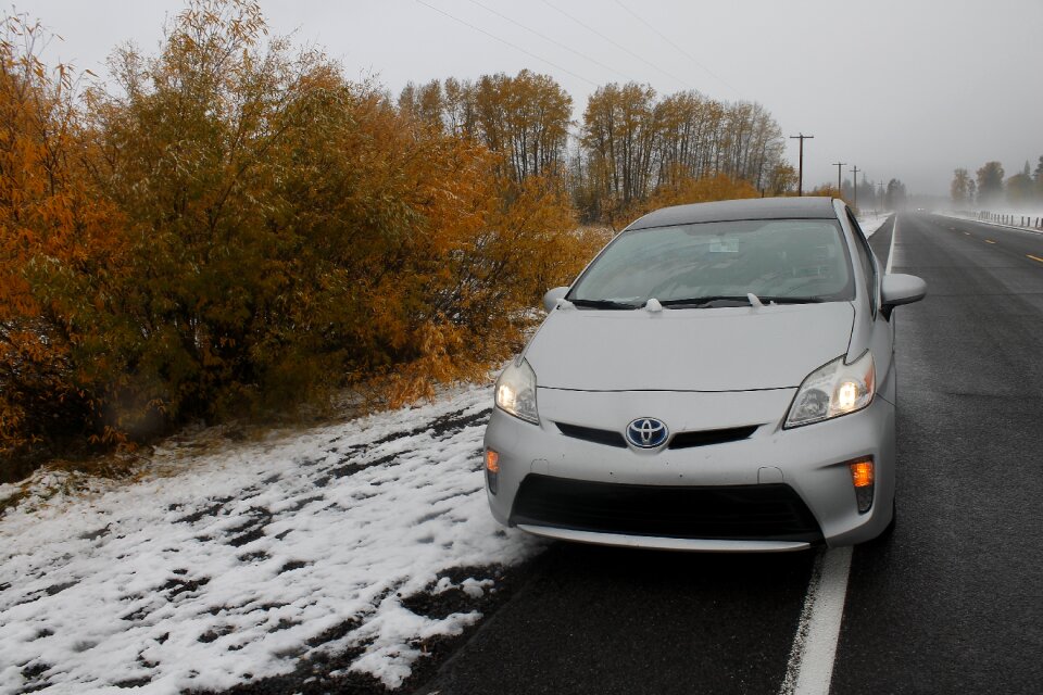 Outdoors vehicle winter
