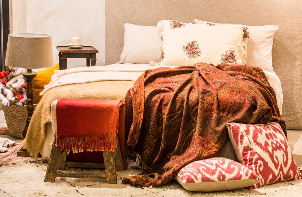 Furniture pillow bed