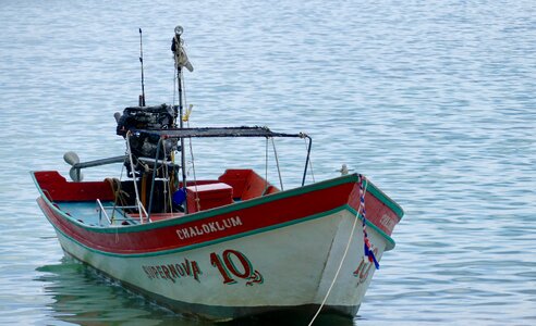 Ship sea fishing boat photo