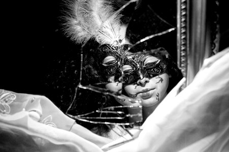 Costume mystery portrait