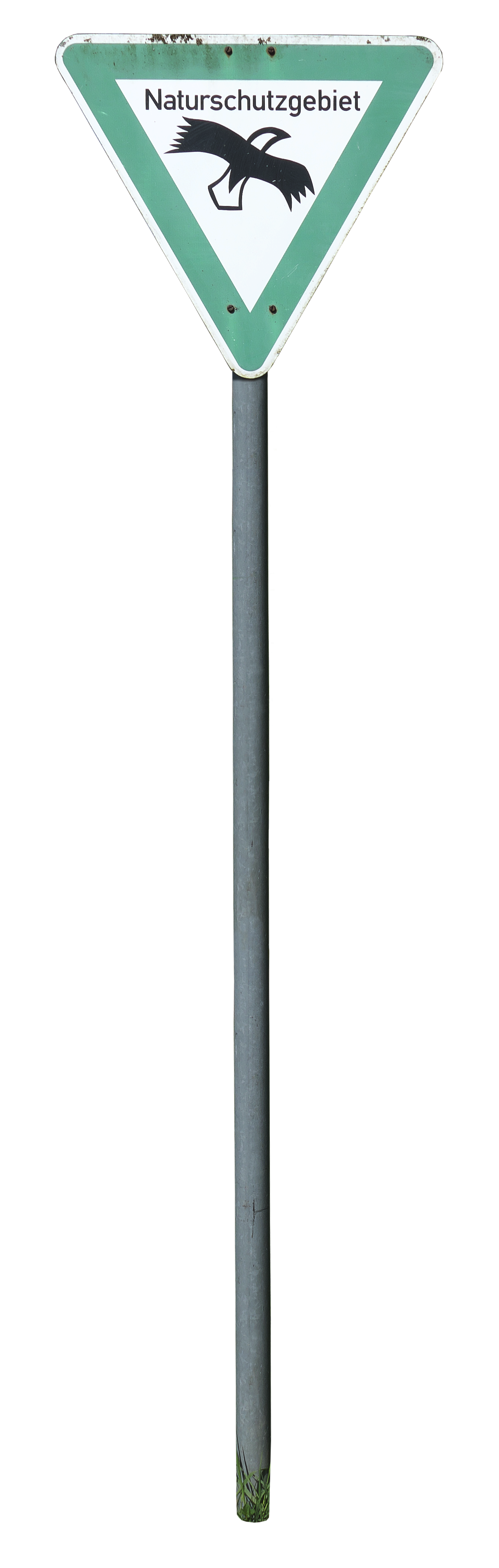 Traffic sign warning sign