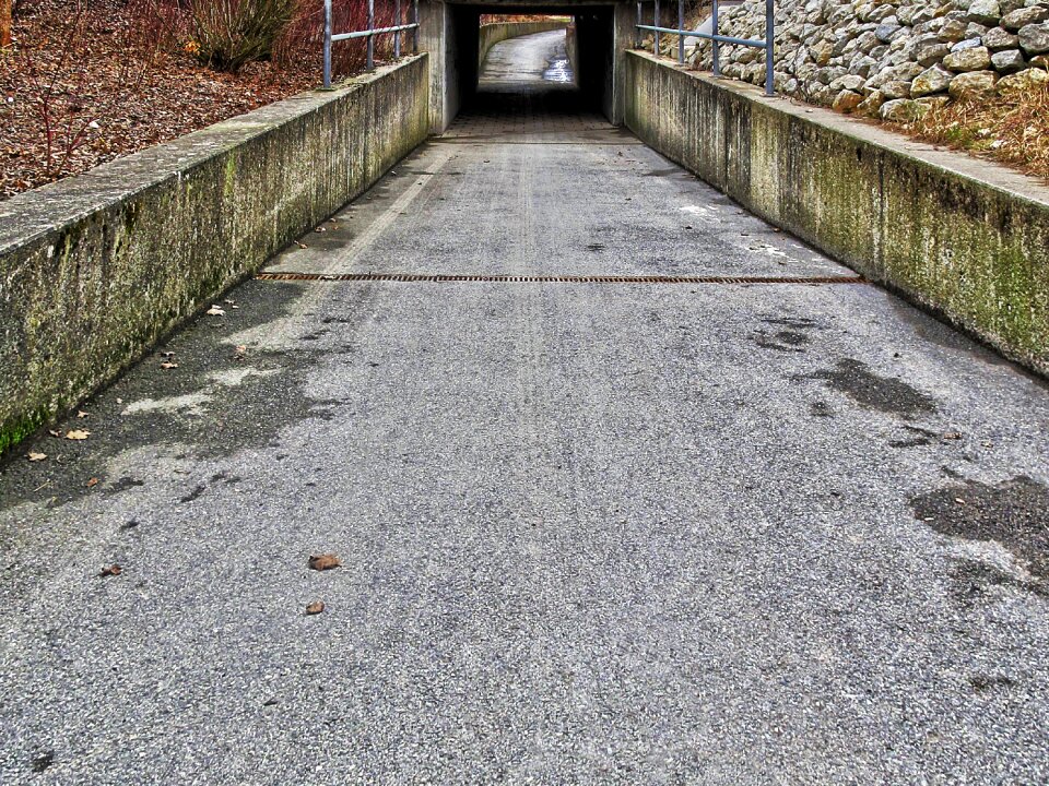 Pedestrian way road downtown photo