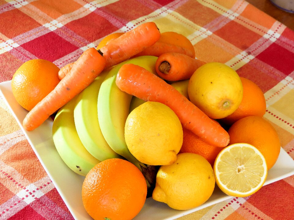 Freshness vegetable oranges