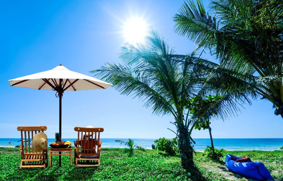 Summer sand seashore