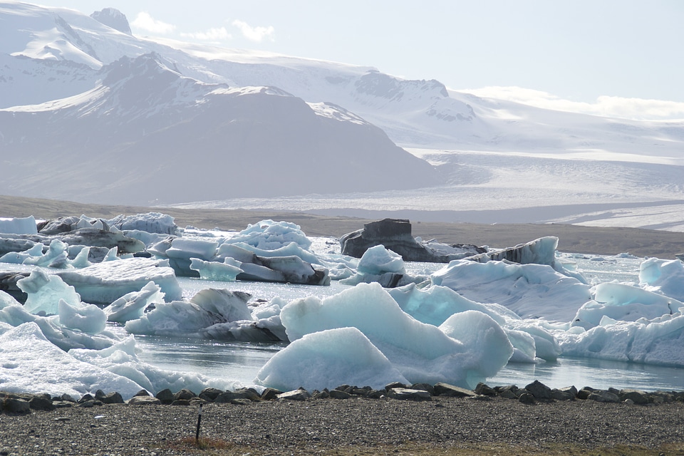 Glacier mood iceland photo