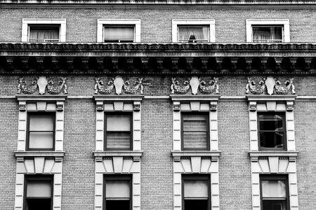 Old window facade photo