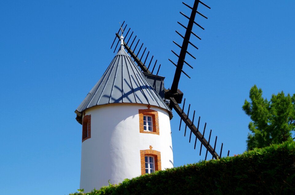Outdoor architecture windmill