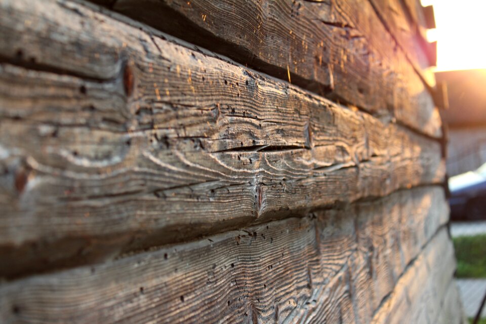Harsh wooden the background