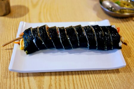Breakfast sushi maki