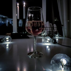 Red wine cup ice cream