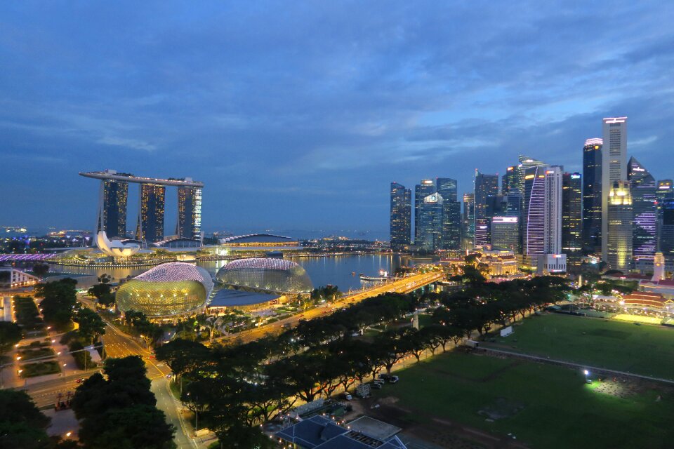 Cityscape travel panoramic