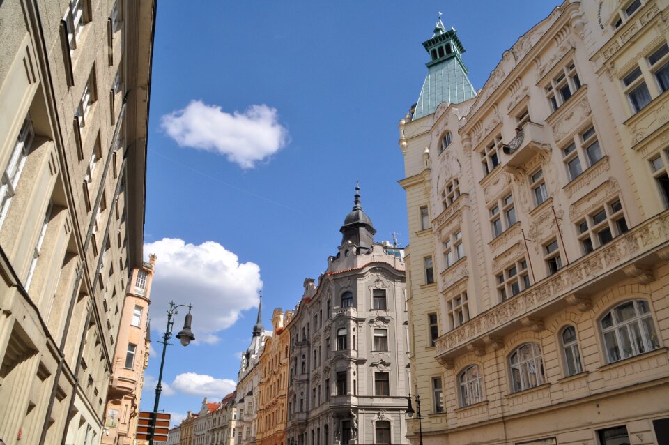 Architecture city building