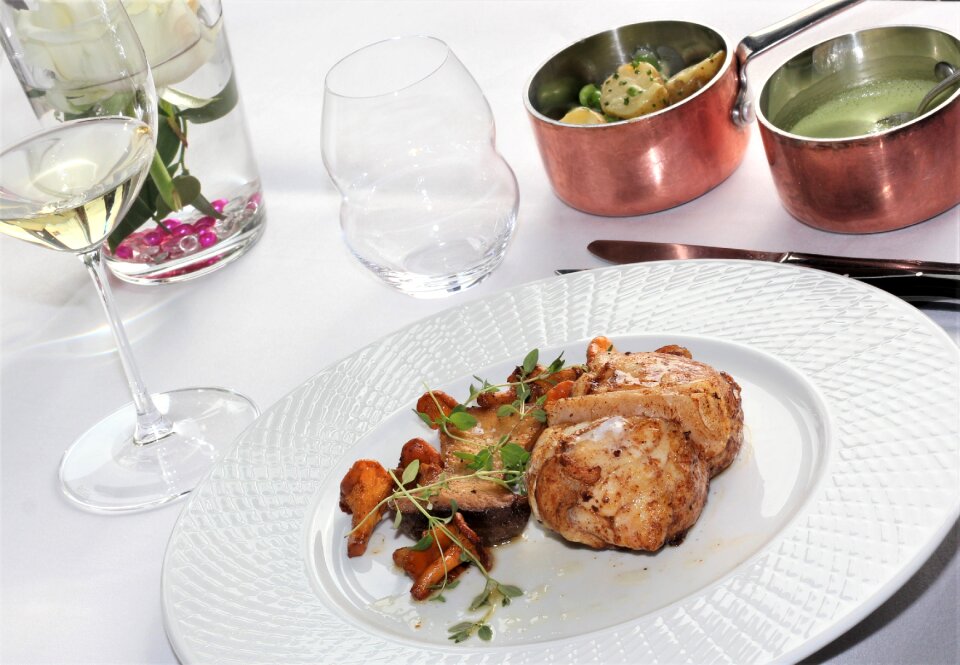 Dinner restaurant meal